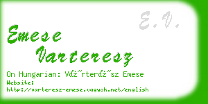 emese varteresz business card